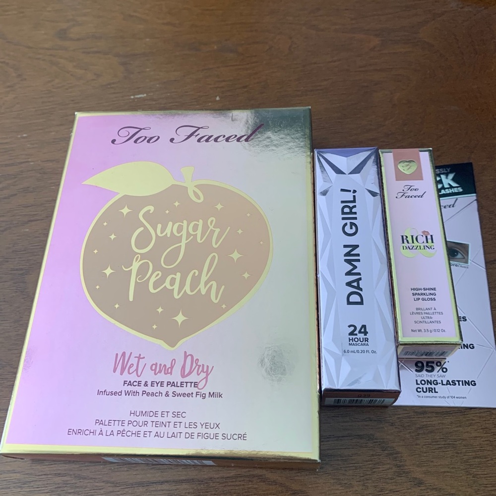 New TooFaced Sauger Peach Palette & Deluxe Samples
